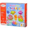 Set Creativ Magneti de Frigider, Mold&Paint Ocean, Include 6 Culori,  Kit Complet, Multicolor