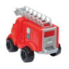 Camion de Jucarie, Model Masina de Pompieri, pentru Interior/Exterior, Scara se Ridica Manual, in Culori Vibrante, Dimensiune 39x25x26.5cm, Rosu/Gri