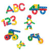 Joc Educativ pentru Copii, Click Game, Include 192 de Piese, Cutie Depozitare cu Maner, Stimuleaza Imaginatia, 3ani+, Multicolor