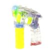 Jucarie Interactiva, Pistol cu Baloane de Sapun, Cu Lumini, Include 2 Sticlute cu Sapun Lichid de 100ml, Indiggo, 3 ani+, Multicolor