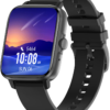 Ceas Smartwatch DT™ WATCH XII Always ON Display 1.9" Borderless 4D Assistive Touch, Apelare Bluetooth HD, AI Asistent Vocal, GPS Track, NFC Acces Control, MultiSport, Monitor ECG/HR/SpO2, Incarcare Wireless, Curea Silicon, Panther Black