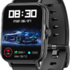 Ceas Smartwatch DT™ WATCH XII Always ON Display 1.9" Borderless 4D Assistive Touch, Apelare Bluetooth HD, AI Asistent Vocal, GPS Track, NFC Acces Control, MultiSport, Monitor ECG/HR/SpO2, Incarcare Wireless, Curea Silicon, Panther Black