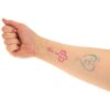 Set de Tatuaje Temporare pentru Copii, Tatoo Pens, Include Stilou Electric, Carioci Colorate si Sabloane, Non-Toxic, Usor de Utilizat, Usor de Indepartat, Indiggo, 3ani, Multicolor