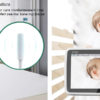 Baby Monitor WiFi HelloKid™ PRO 5” UltraHD Auto Night Vision, Rotire 360°, Zoom Digital 4X, Baterie 4000mAh, Mod ECO, Audio Bidirectional, Raza Actiune 350m, Senzor Temperatura, 8 Cantece, Notificari, Alb