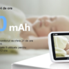 Baby Monitor WiFi HelloKid™ PRO 5” UltraHD Auto Night Vision, Rotire 360°, Zoom Digital 4X, Baterie 4000mAh, Mod ECO, Audio Bidirectional, Raza Actiune 350m, Senzor Temperatura, 8 Cantece, Notificari, Alb